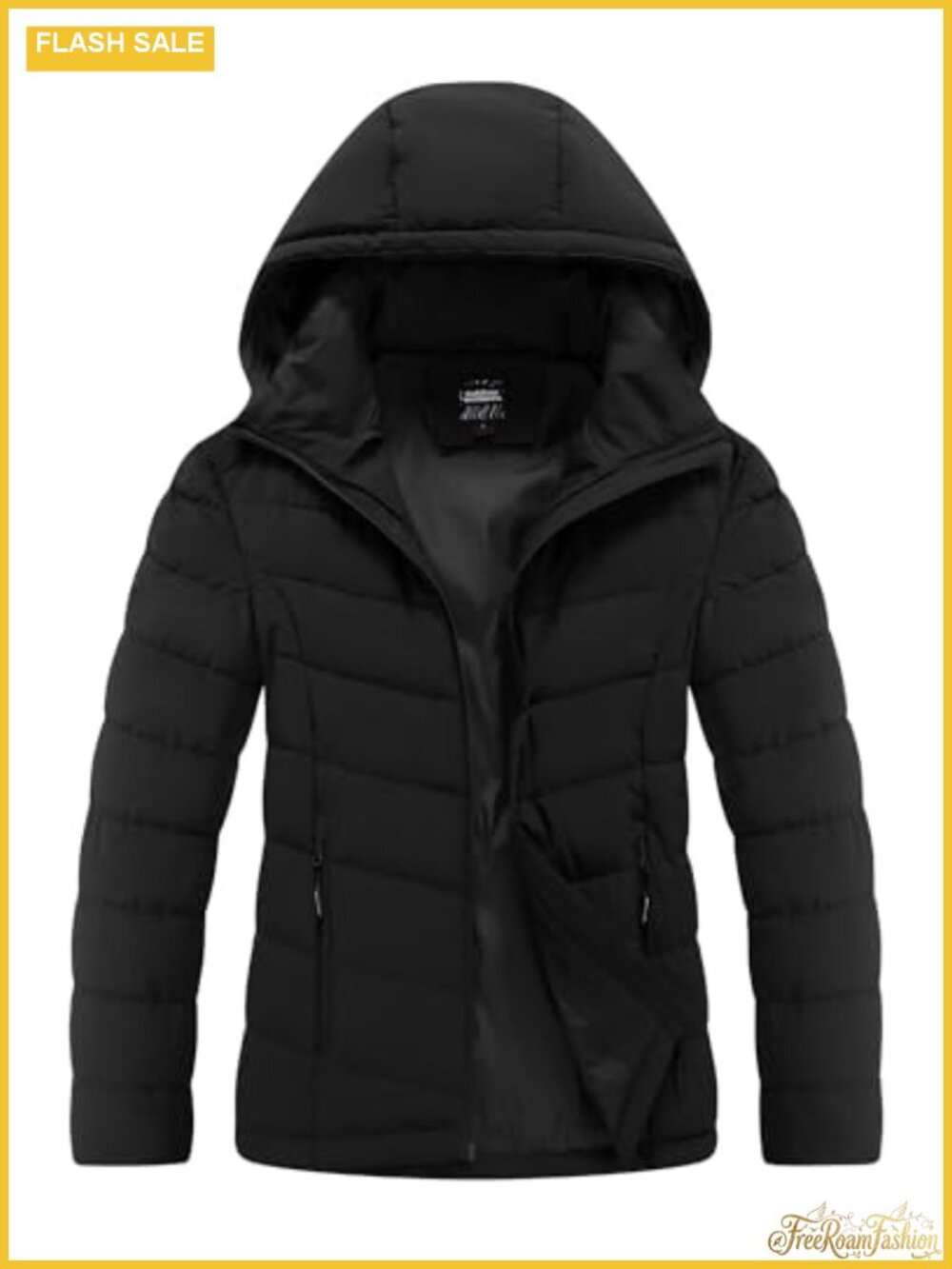 Women's Hooded Puffer Jacket Waterproof Light Winter Coat